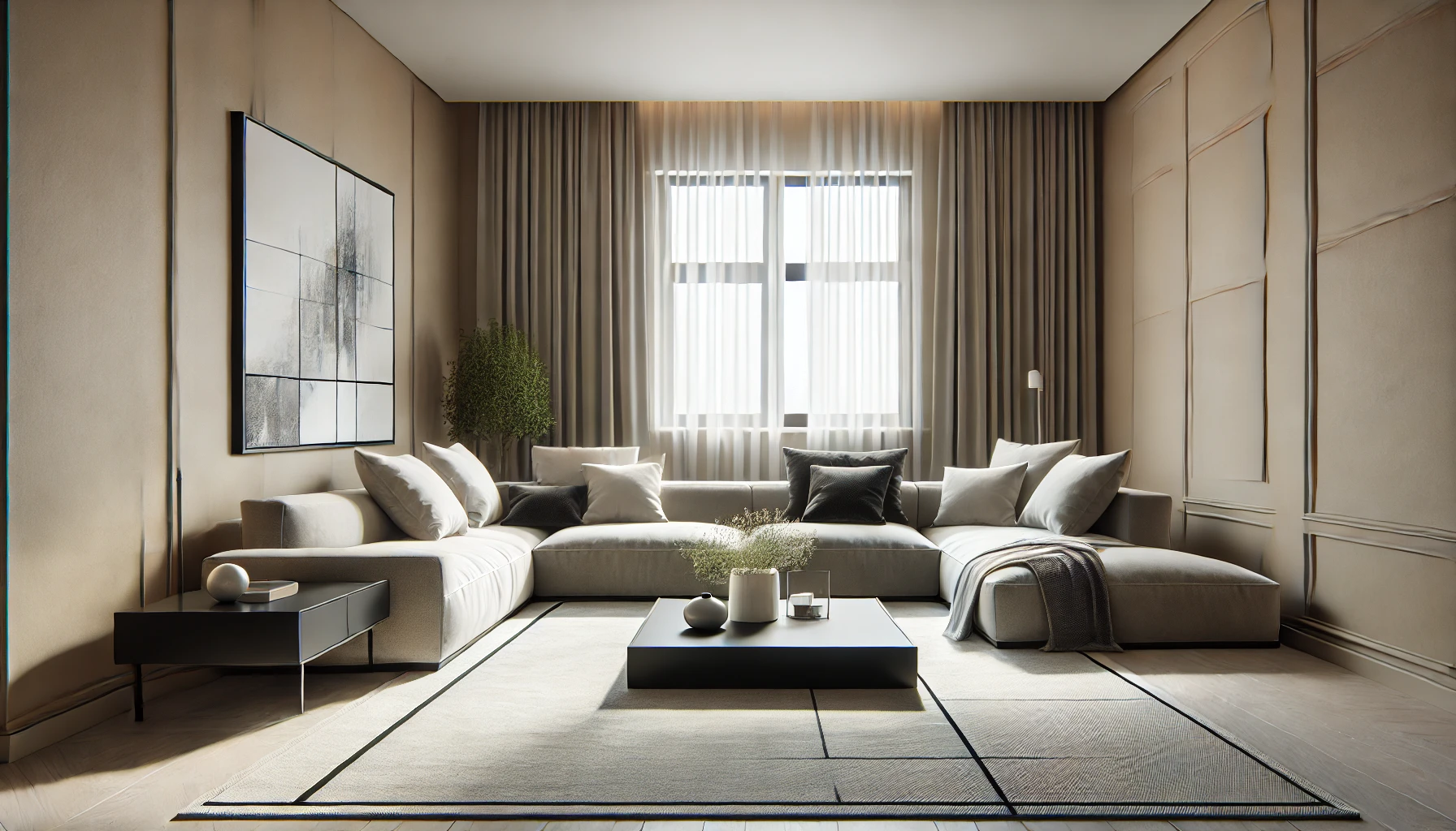 Neutral colors livingroom