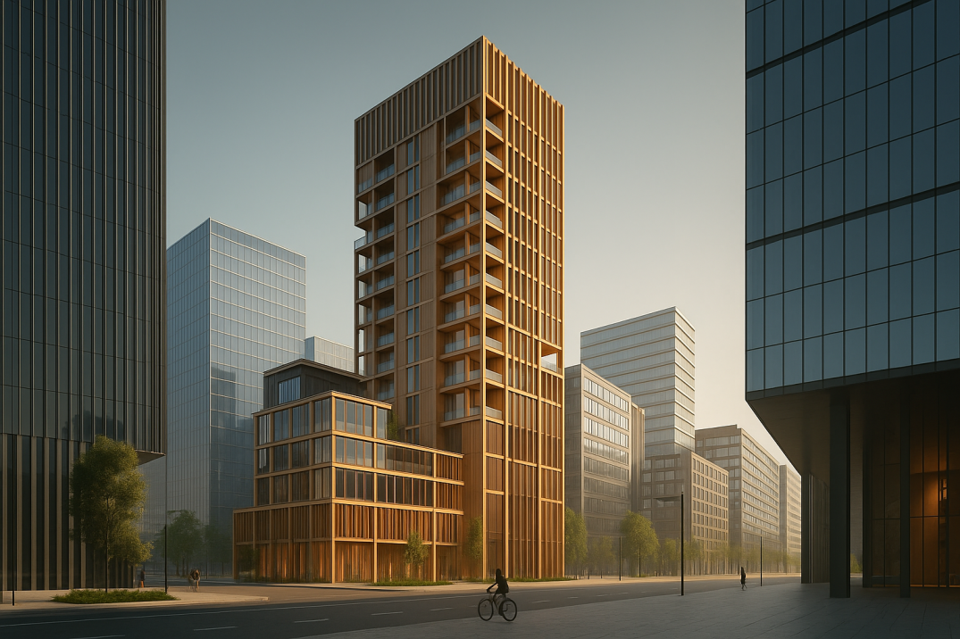 Timber skyscraper